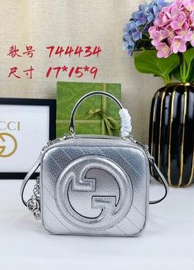 Gucci Bags 1:1 744434 17X15X9cm DF 2colour