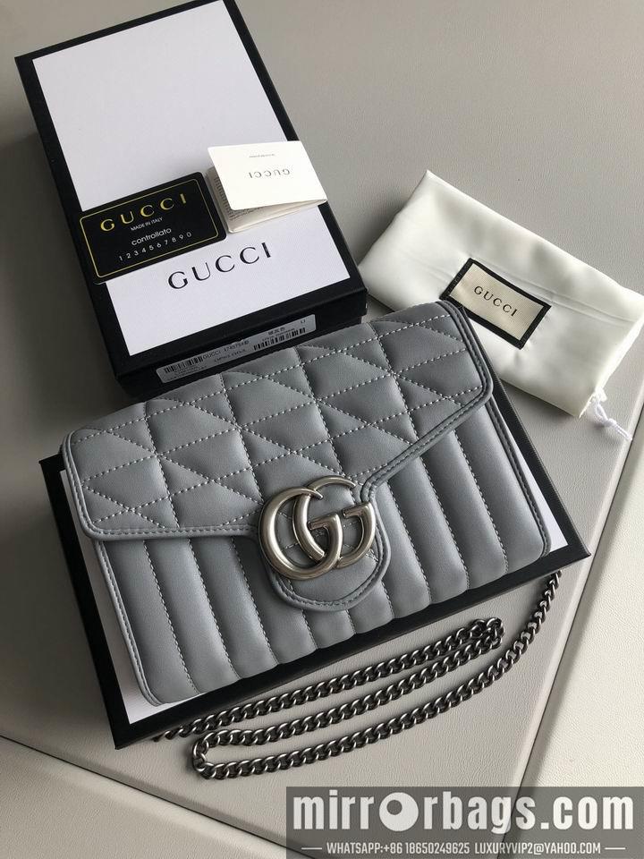 Gucci Bags 1:1 GG Marmont 474575 20x13x6cm df06
