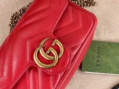 Gucci Bags 1:1 476433 16.5X10X4.5cm YG 4colour