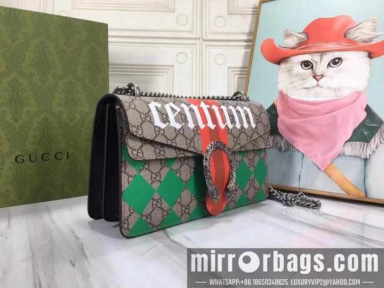 Gucci Bags 1:1 WD400249啡印花 28X18X9