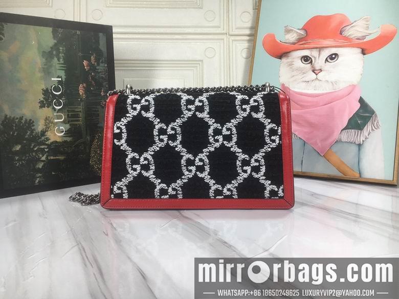 Gucci Bags 1:1 WD400249黑底花 28X18X9