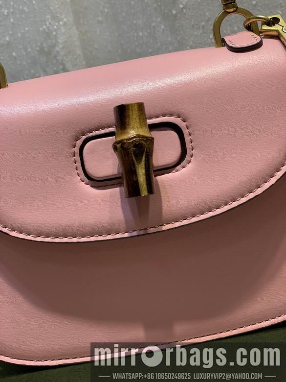 Gucci Bags 1:1 WD675797粉皮 21X15X7