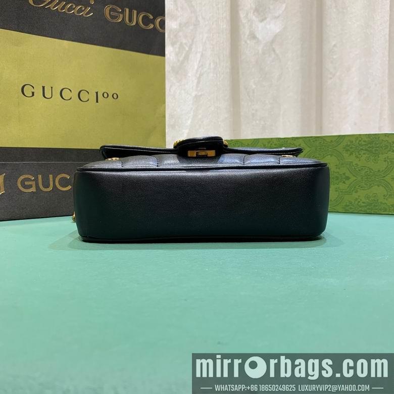 Gucci Bags 1:1 446744 23X14X6cm DF 2colour-1