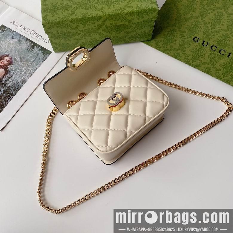 Gucci Bags 1:1 741457 18X14.5X8cm YG 4colour