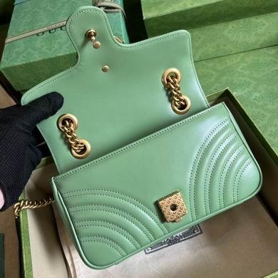 Gucci Bags 1:1 446744 23X14X6cm YG 2colour