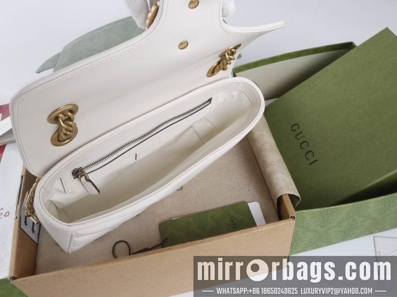 Gucci Bags 1:1 446744 22X13X6cm 443497 26X15X7cm YG 3colour