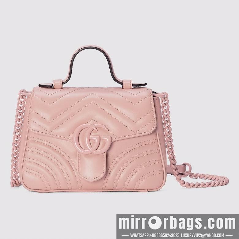 Gucci Bags 1:1 702563 21X15.5X8cm YG 2colour
