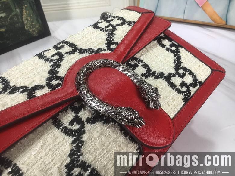 Gucci Bags 1:1 WD400249白底花 28X18X9