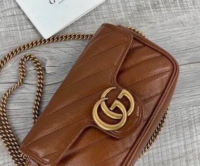 Gucci Bags 1:1 476433 16.5X10X4.5cm YG 4colour