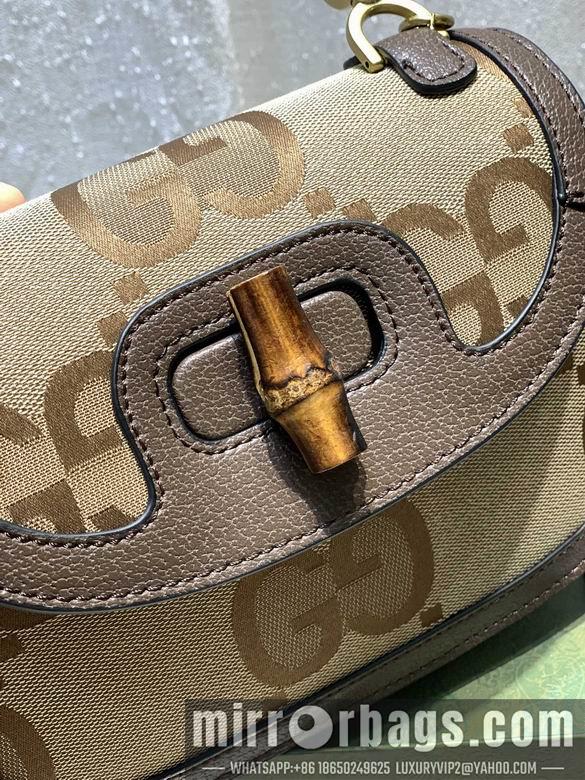 Gucci Bags 1:1 WD675797大G杏布 21X15X7