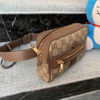Gucci Bags 1:1 WD517076啡红绿 18.5X13X6