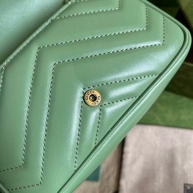 Gucci Bags 1:1 476433 16.5X10.2X5.1cm YG 2colour