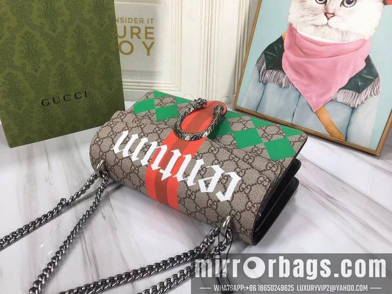 Gucci Bags 1:1 WD400249啡印花 28X18X9