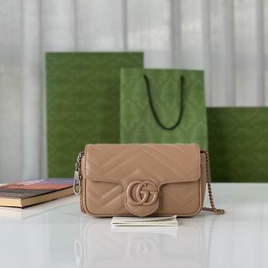Gucci Bags 1:1 476433 16.5X10X4.5cm YG 4colour