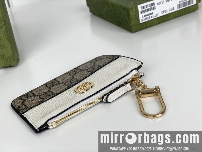 Gucci Bags 1:1 701070 12.5X7X1.5cm YG 4
