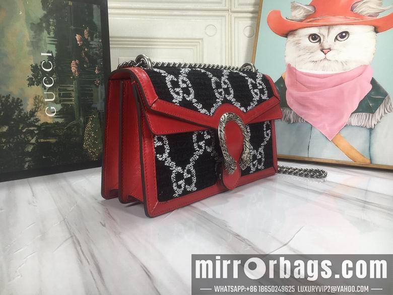 Gucci Bags 1:1 WD400249黑底花 28X18X9