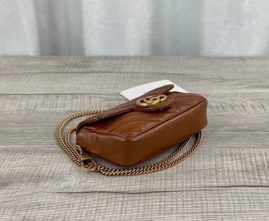 Gucci Bags 1:1 476433 16.5X10X4.5cm YG 4colour
