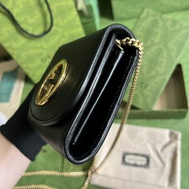 Gucci Bags 1:1 725219 12.5X11X2.5cm YG 2colour
