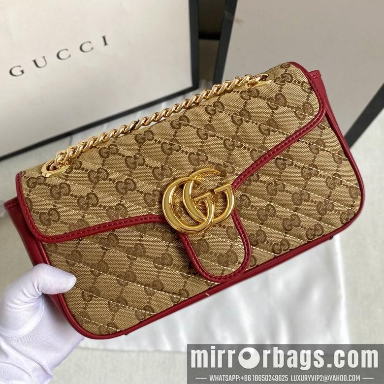 Gucci Bags 1:1 443497 26X15X7cm DF 2colour