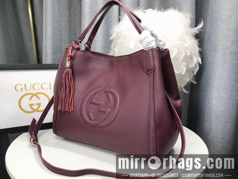 Gucci Bags 1:1 WD282309紫色 35X29X16