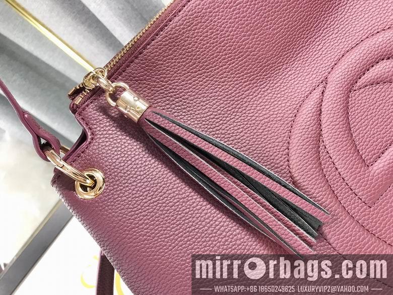 Gucci Bags 1:1 WD408825紫色 35X30X15