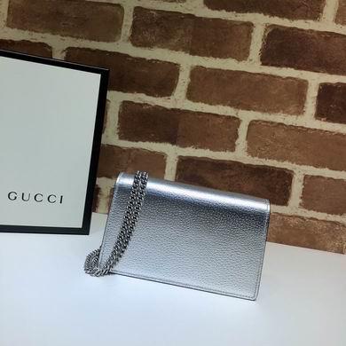 Gucci Bags 1:1 WD476432银色 16.5X10X4.5