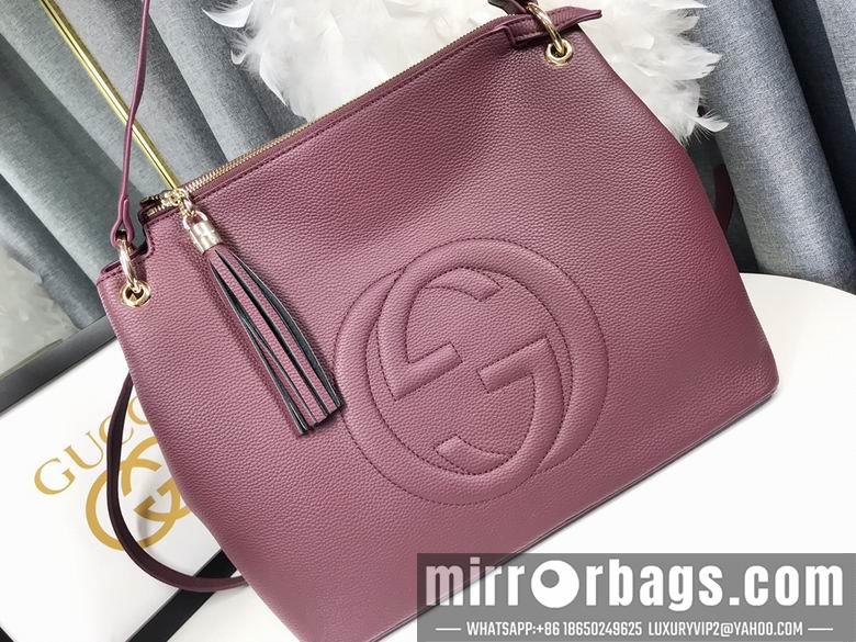 Gucci Bags 1:1 WD408825紫色 35X30X15