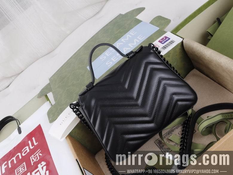 Gucci Bags 1:1 702563 21X15.5X8cm YG 2colour