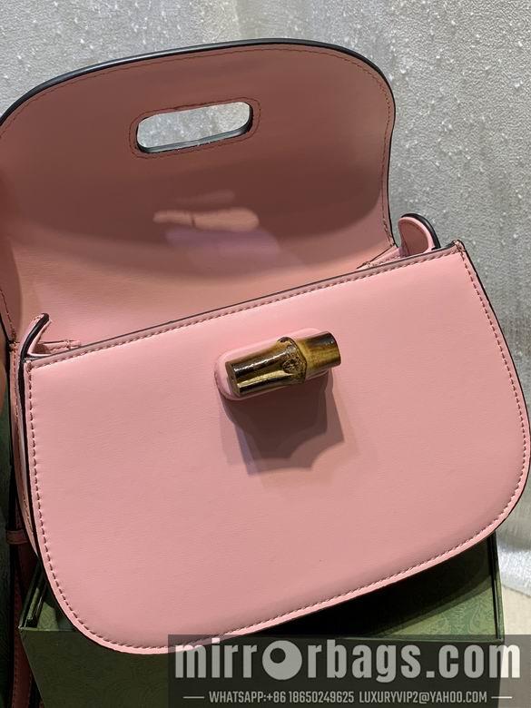 Gucci Bags 1:1 WD675797粉皮 21X15X7
