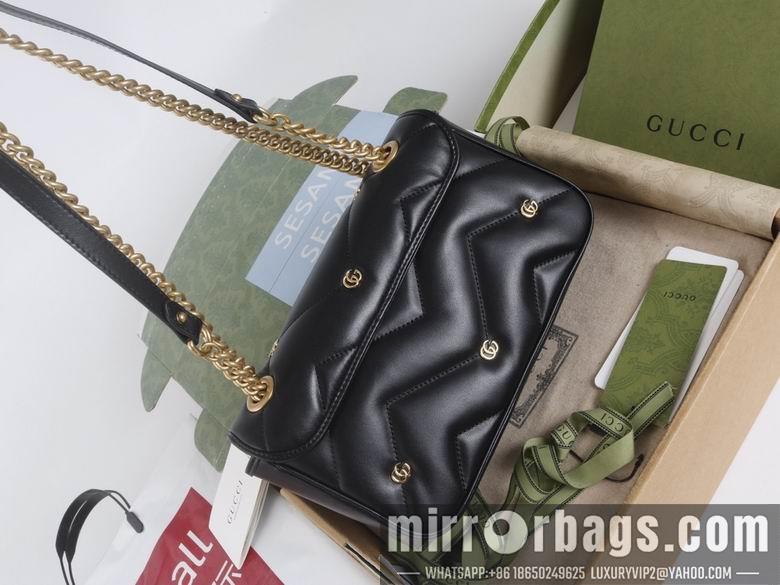 Gucci Bags 1:1 446744 22X13X6cm 443497 26X15X7cm YG 3colour