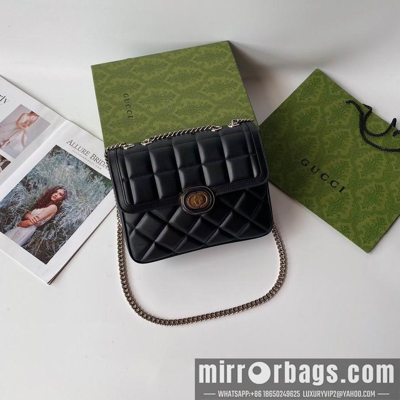 Gucci Bags 1:1 740834 25X19.5X8cm YG 3colour
