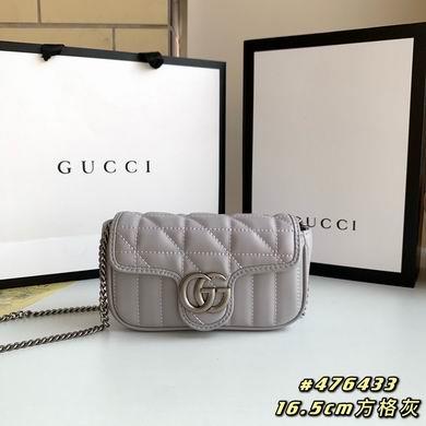 Gucci Bags 1:1 476433 16.5X10.2X5.1cm DF 4colour