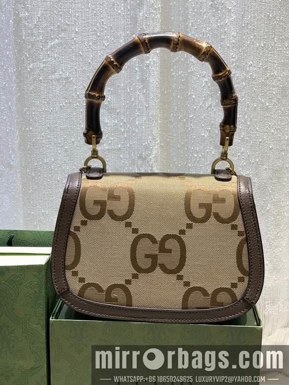 Gucci Bags 1:1 WD675797大G杏布 21X15X7