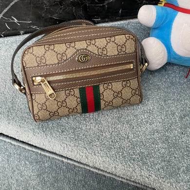 Gucci Bags 1:1 WD517350啡色 17.5X12X5.5