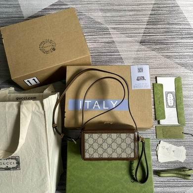 Gucci Bags 1:1 671674 18X10X7cm YG 2colour