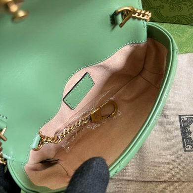 Gucci Bags 1:1 476433 16.5X10.2X5.1cm YG 2colour