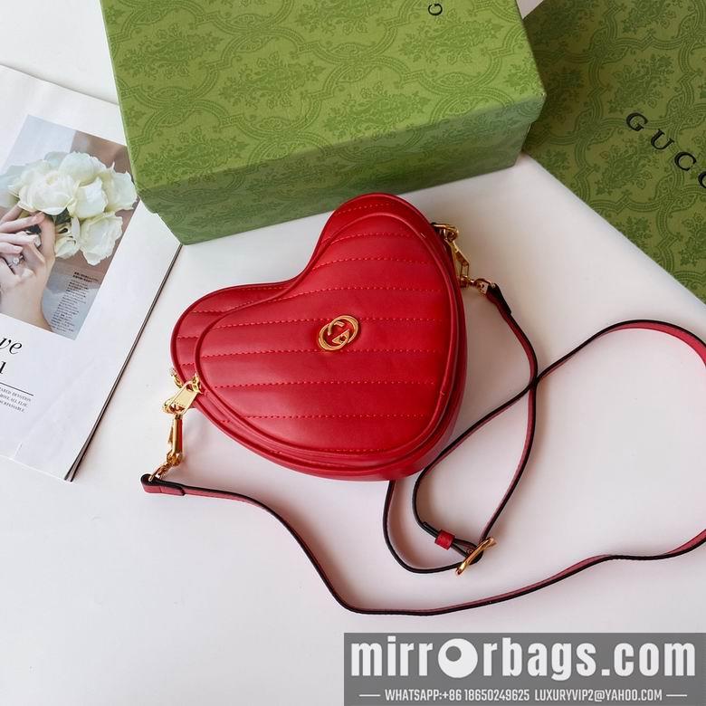 Gucci Bags 1:1 751628 20X17.5X6.5cm YG 4colour