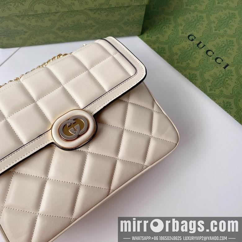 Gucci Bags 1:1 740834 25X19.5X8cm YG 3colour