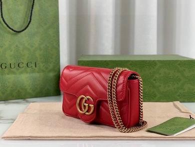 Gucci Bags 1:1 476433 16.5X10X4.5cm YG 4colour