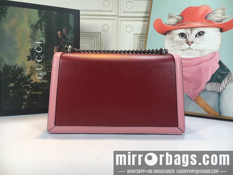 Gucci Bags 1:1 WD400249红粉 28X18X9