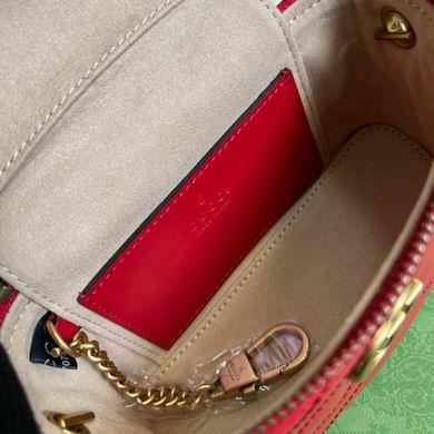 Gucci Bags 1:1 699515 16X10.5X5.5cm MP 2colour