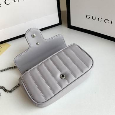 Gucci Bags 1:1 476433 16.5X10.2X5.1cm DF 4colour