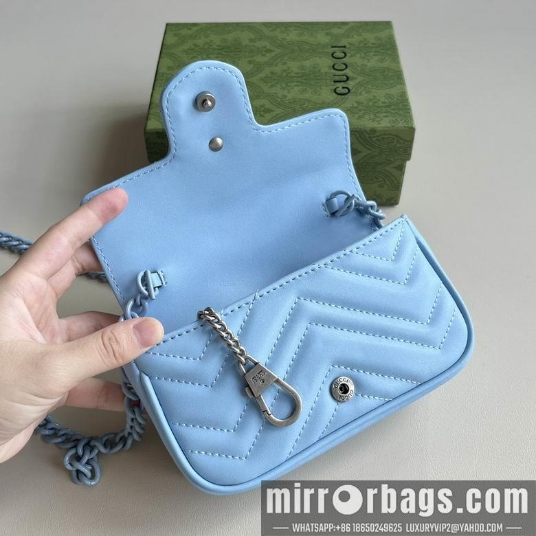 Gucci Bags 1:1 699757 16.5X9.5X4.5cm DF 4colour