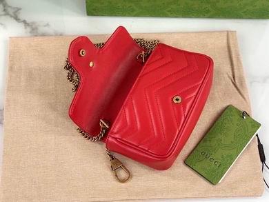 Gucci Bags 1:1 476433 16.5X10X4.5cm YG 4colour