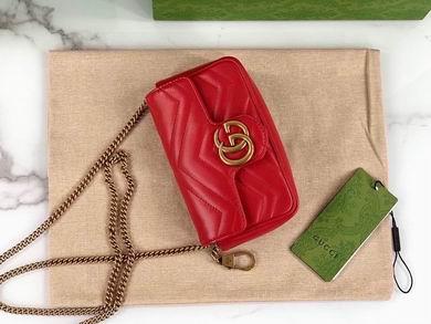 Gucci Bags 1:1 476433 16.5X10X4.5cm YG 4colour