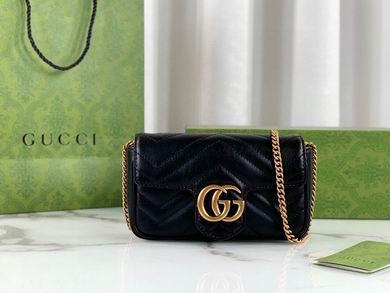 Gucci Bags 1:1 476433 16.5X10X4.5cm YG 4colour