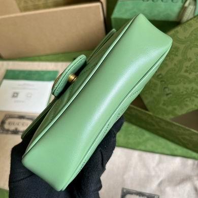 Gucci Bags 1:1 476433 16.5X10.2X5.1cm YG 2colour
