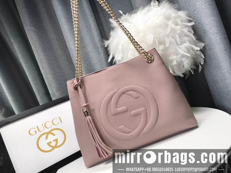 Gucci Bags 1:1 WD308982裸粉 38X27X14
