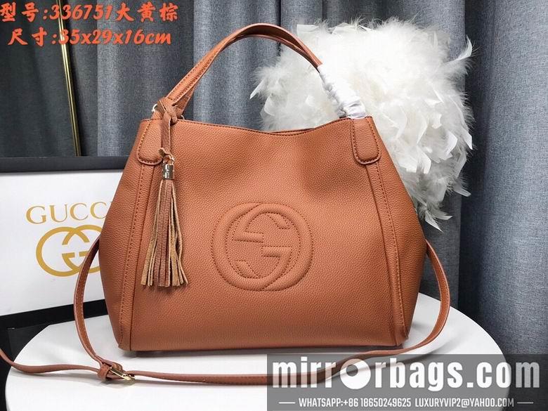 Gucci Bags 1:1 WD282309棕色 35X29X16