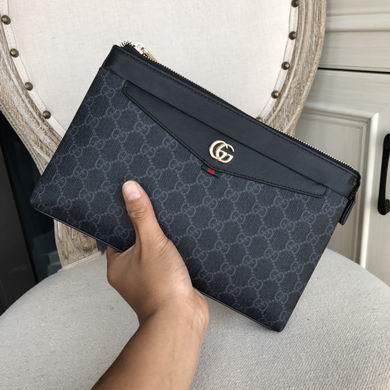 Gucci Bags 1:1 7536-4 28X18X2.5cm WP 2colour